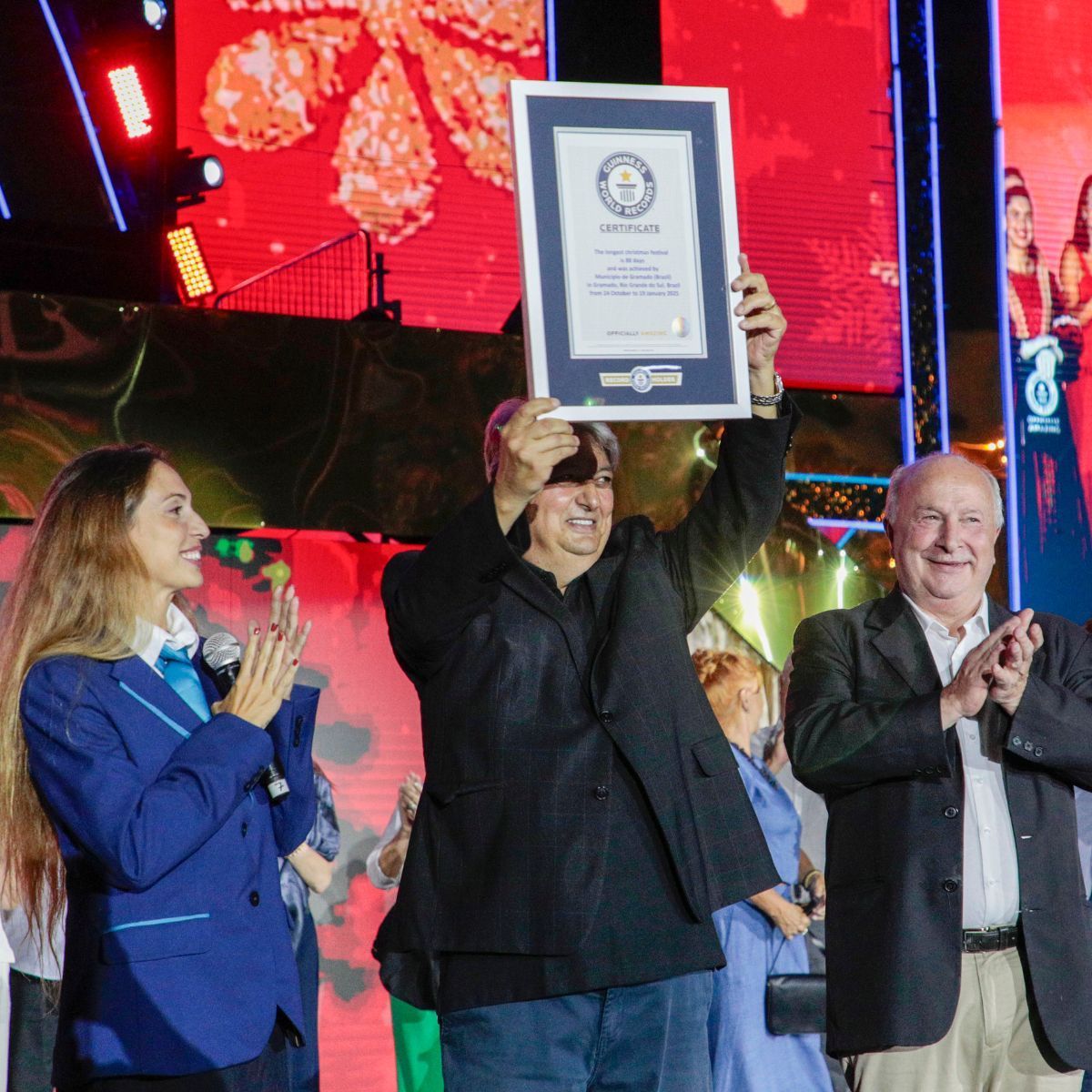 Natal Luz de Gramado é reconhecido pelo Guinness World Records Foto Cleiton Thiele