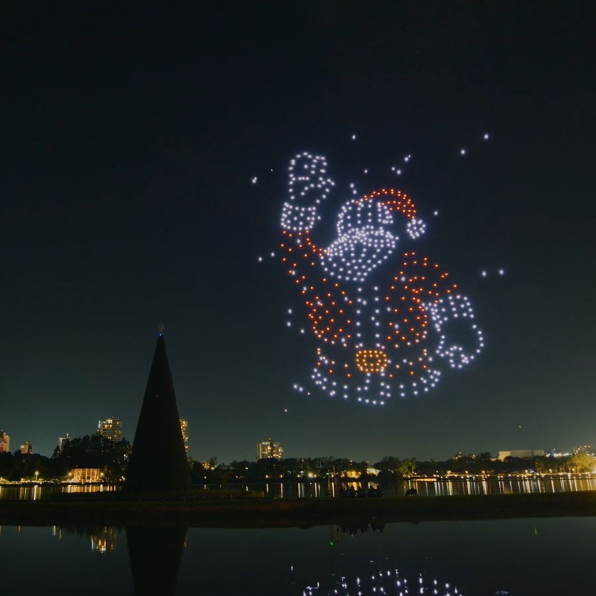 Natal Luz de Gramado terá show com 1100 drones neste domingo