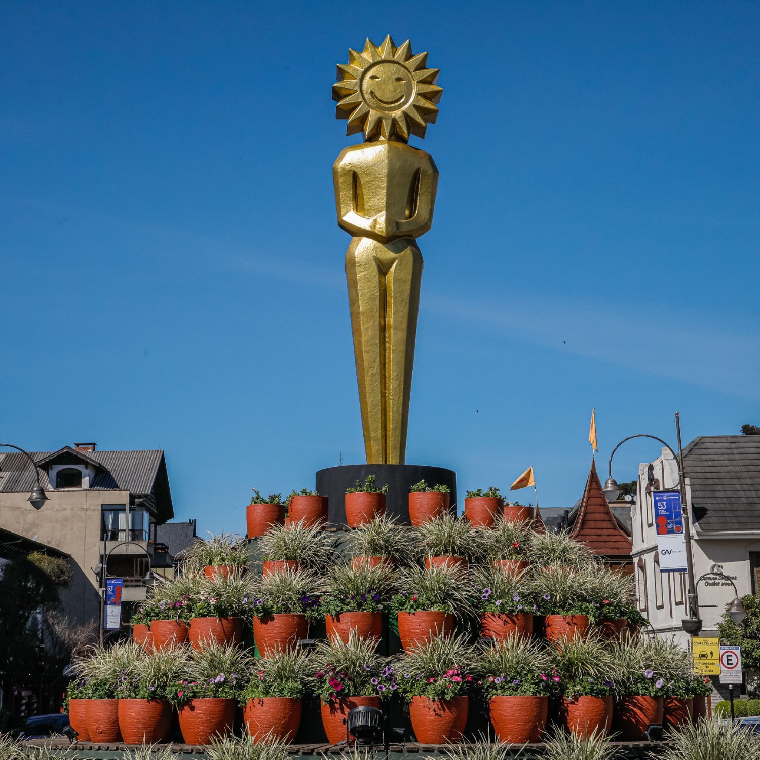 O Kikito da rótula da Avenida Borges de Medeiros no 53º Festival de Cinema de Gramado 