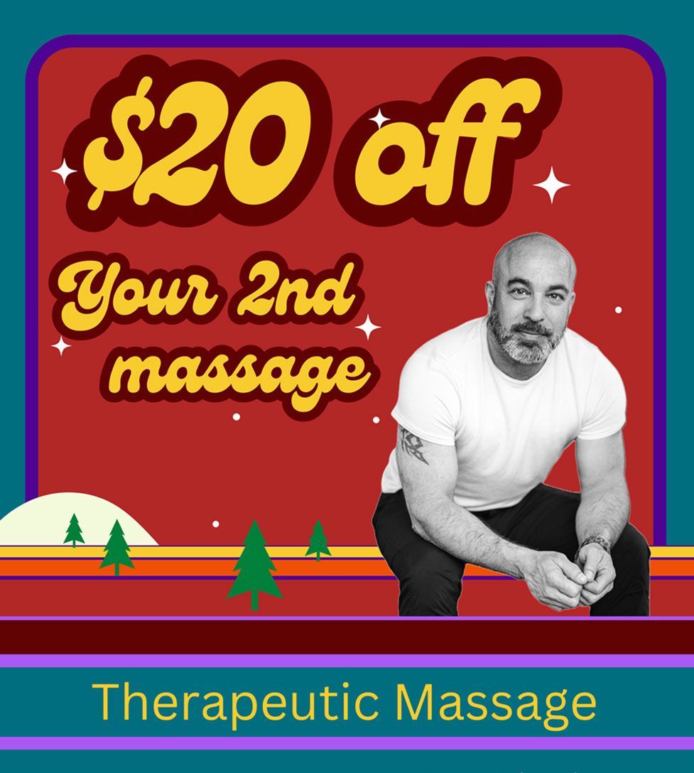 $20 off second massage