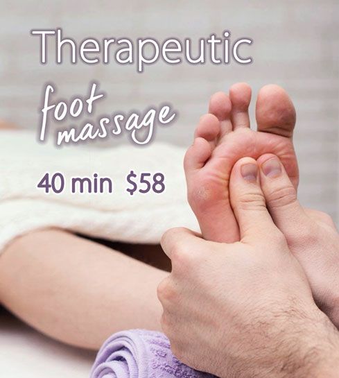 Therapeutic foot massage