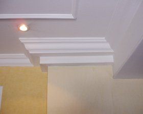 Sponging and rag rolling - Westminster, London - Donald Burke Decorations - Coving
