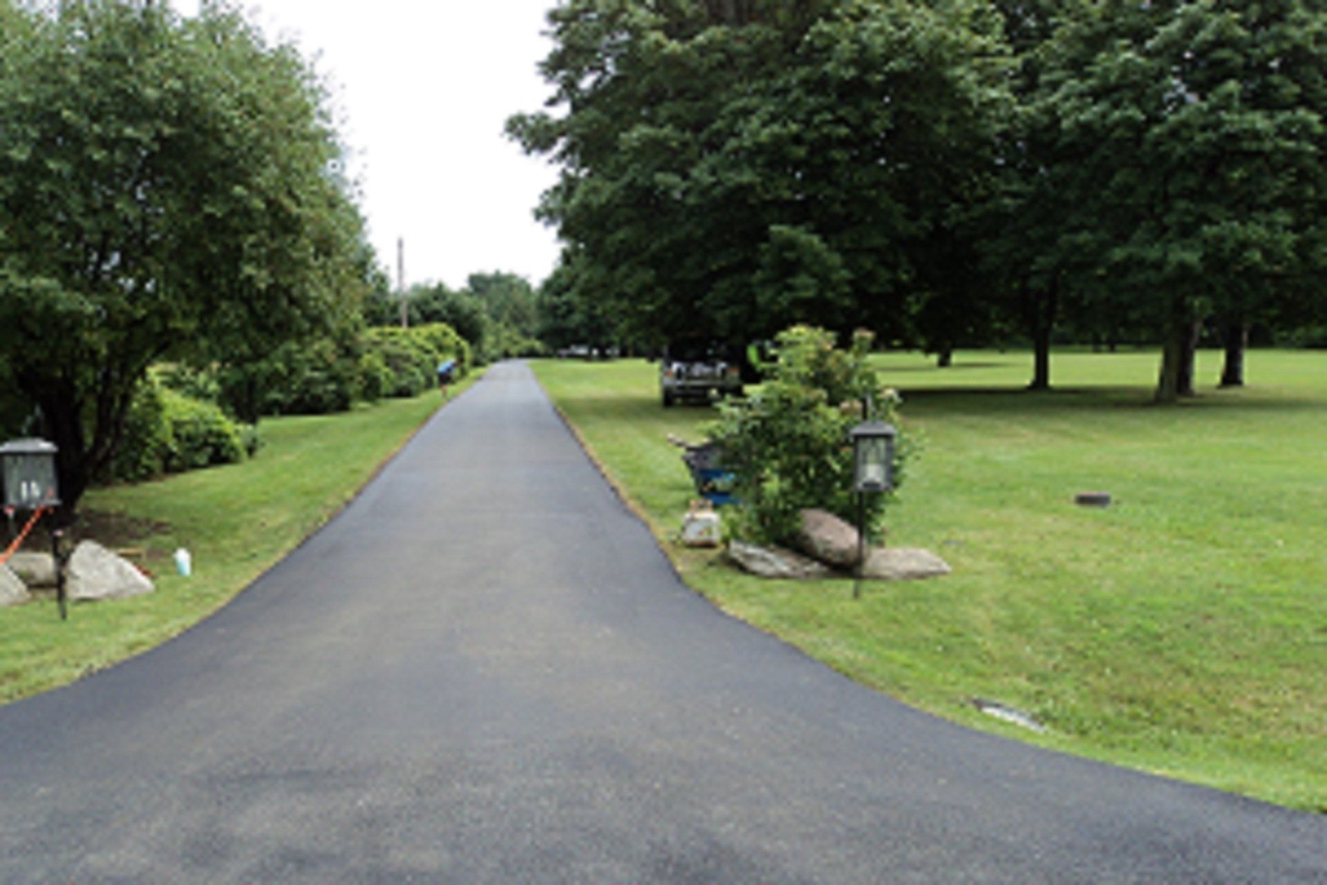 Asphalt paving work on driveway in Buffalo, NY