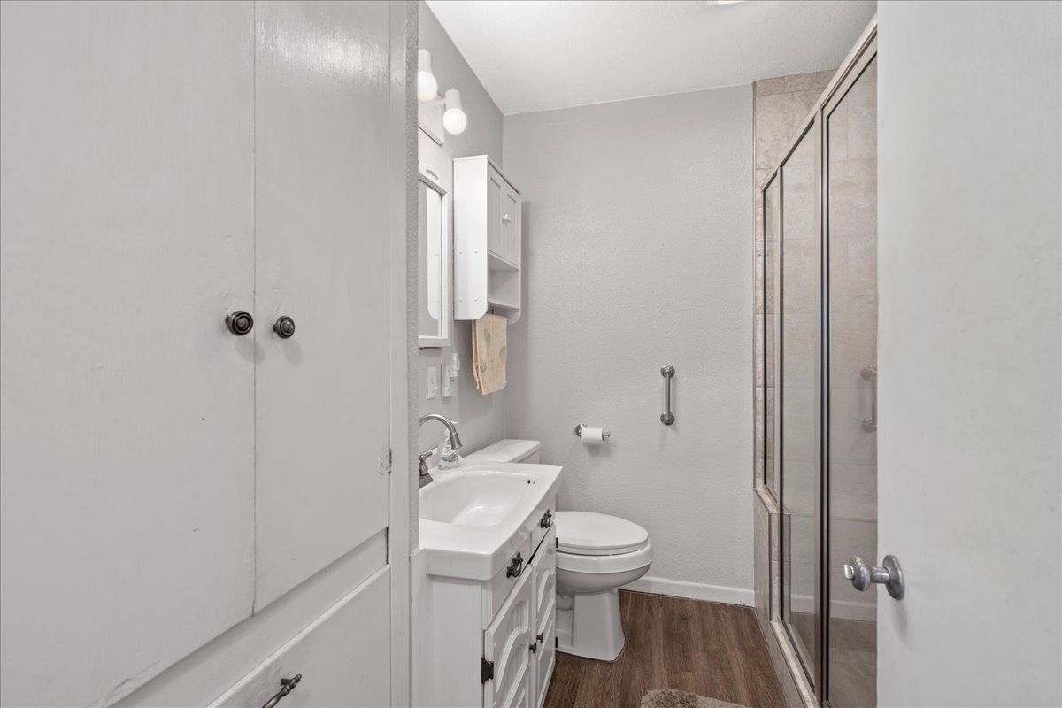 Clean Bathroom with Shower Area — Rockdale, TX — Carol Matous - Jim Currey Realty
