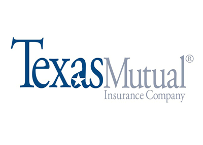 The texas mutual insurance company logo is on a white background.
