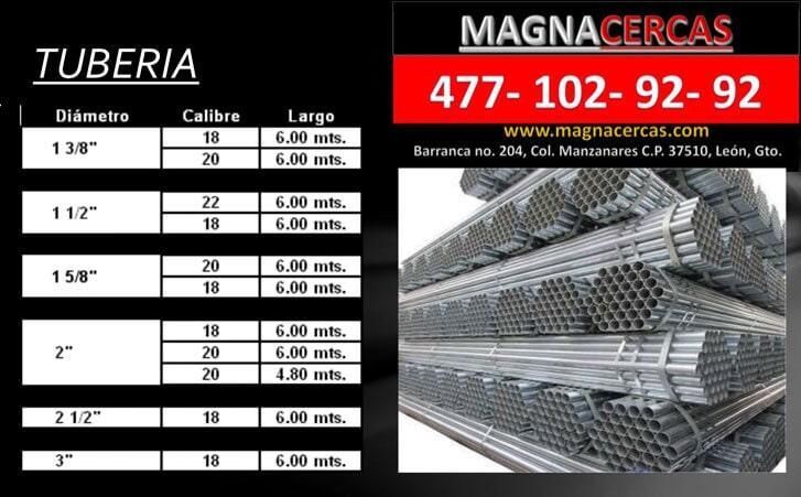 MAGNACERCAS - TUBERÍA