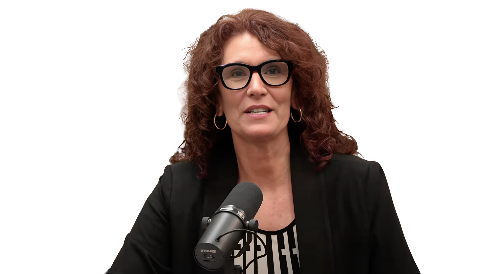 Miami Community Views A person is holding a camera with a microphone attached to it