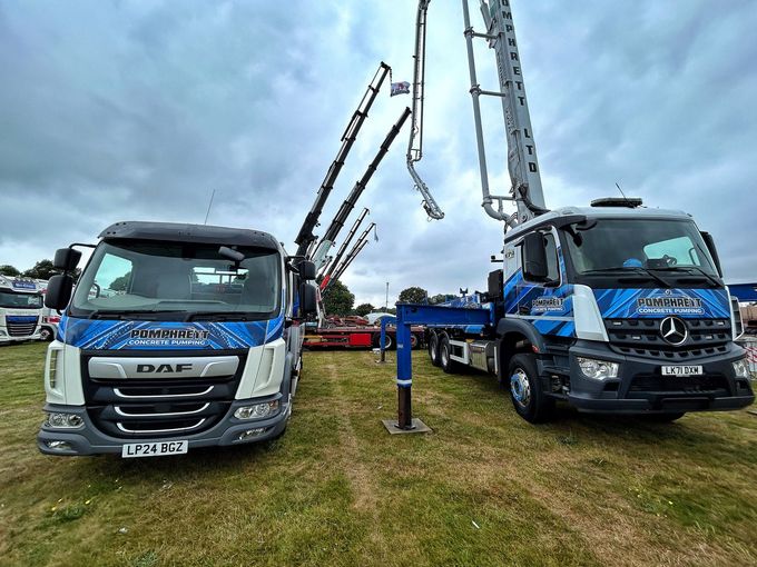 R Pomphrett Ltd Concrete Pumping Festival of Wheels, Trinity Park, Ipswich