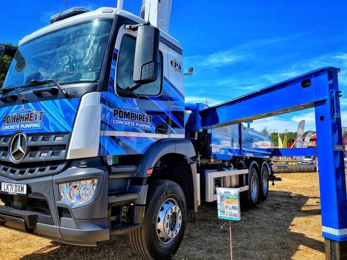 R Pomphrett Ltd Concrete Pumping Festival of Wheels, Trinity Park, Ipswich
