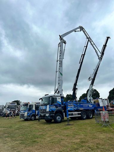 R Pomphrett Ltd Concrete Pumping Festival of Wheels, Trinity Park, Ipswich
