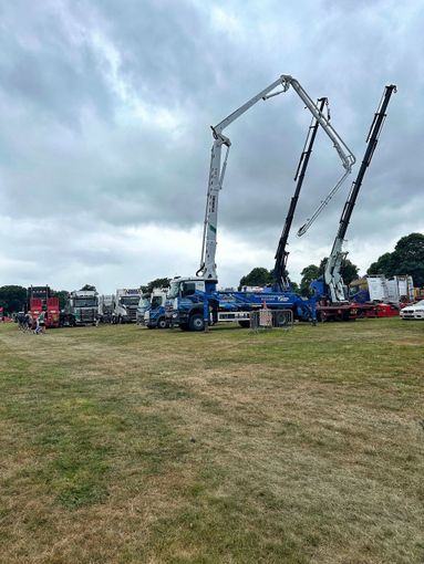 R Pomphrett Ltd Concrete Pumping Festival of Wheels, Trinity Park, Ipswich