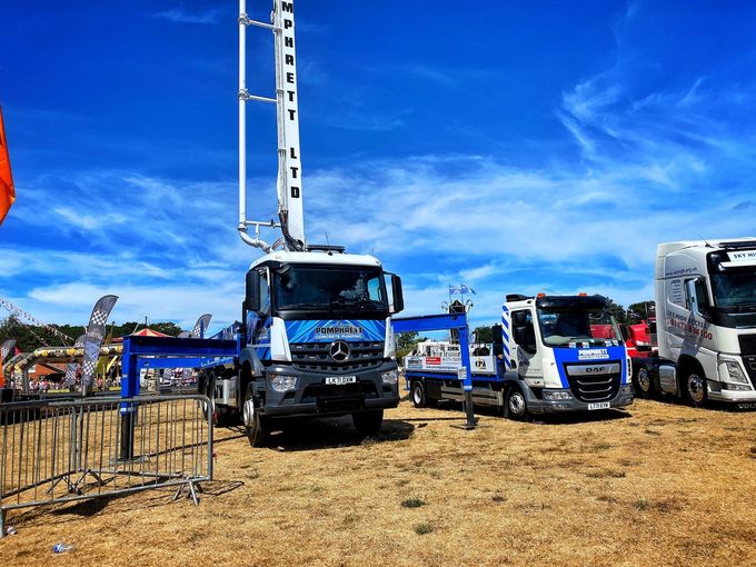 R Pomphrett Ltd Concrete Pumping Festival of Wheels, Trinity Park, Ipswich