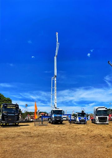 R Pomphrett Ltd Concrete Pumping Festival of Wheels, Trinity Park, Ipswich