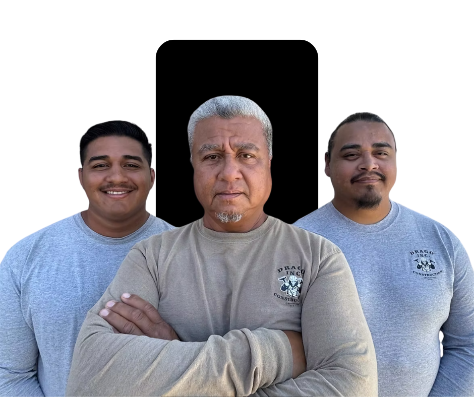 Drago Inc team for concrete and landscape projects in Stockton, CA