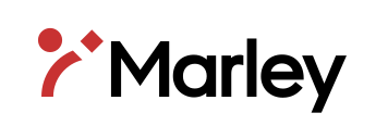 The marley logo is red and black on a white background.