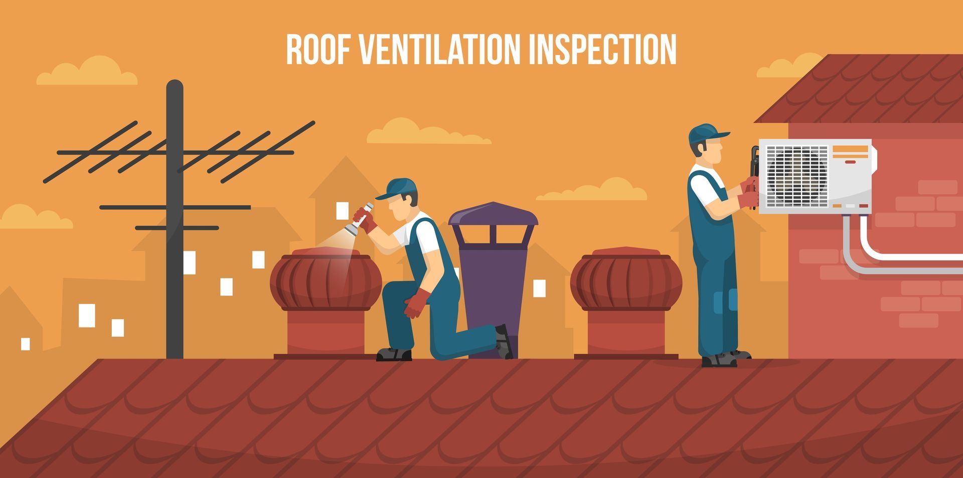 Roof ventilation inspection
