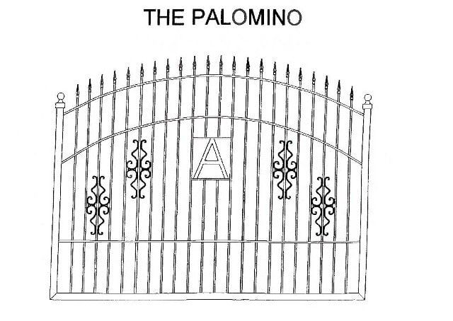 The Palomino gate - Custom gate fabrications in Plano, TX