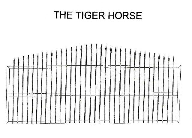 The Tiger House gate - Custom gate fabrications in Plano, TX
