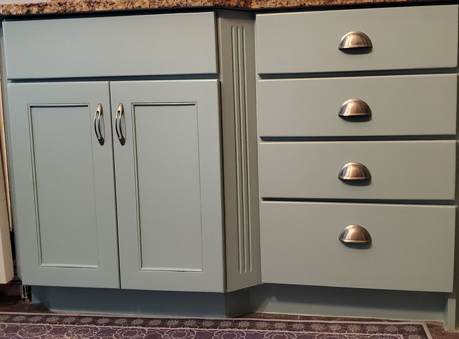 Painted Kitchen Cabinets by New England Painting and Contracting