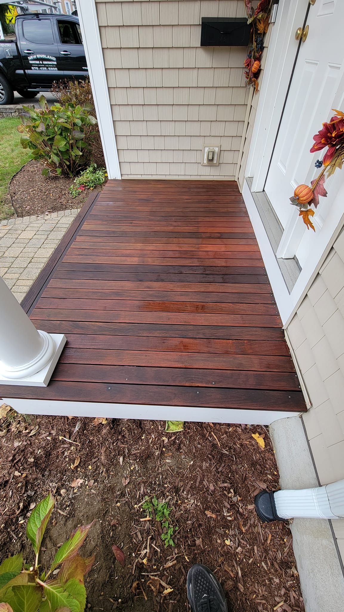 Deck Staining & Refinishing Job Melrose, MA