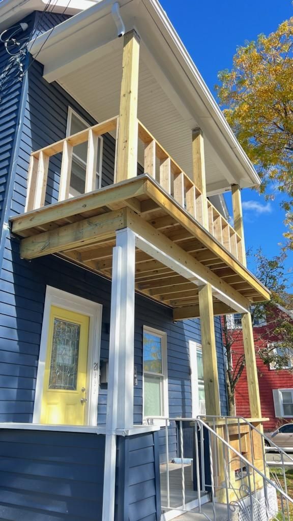 Porch Renovation Job in Malden, MA