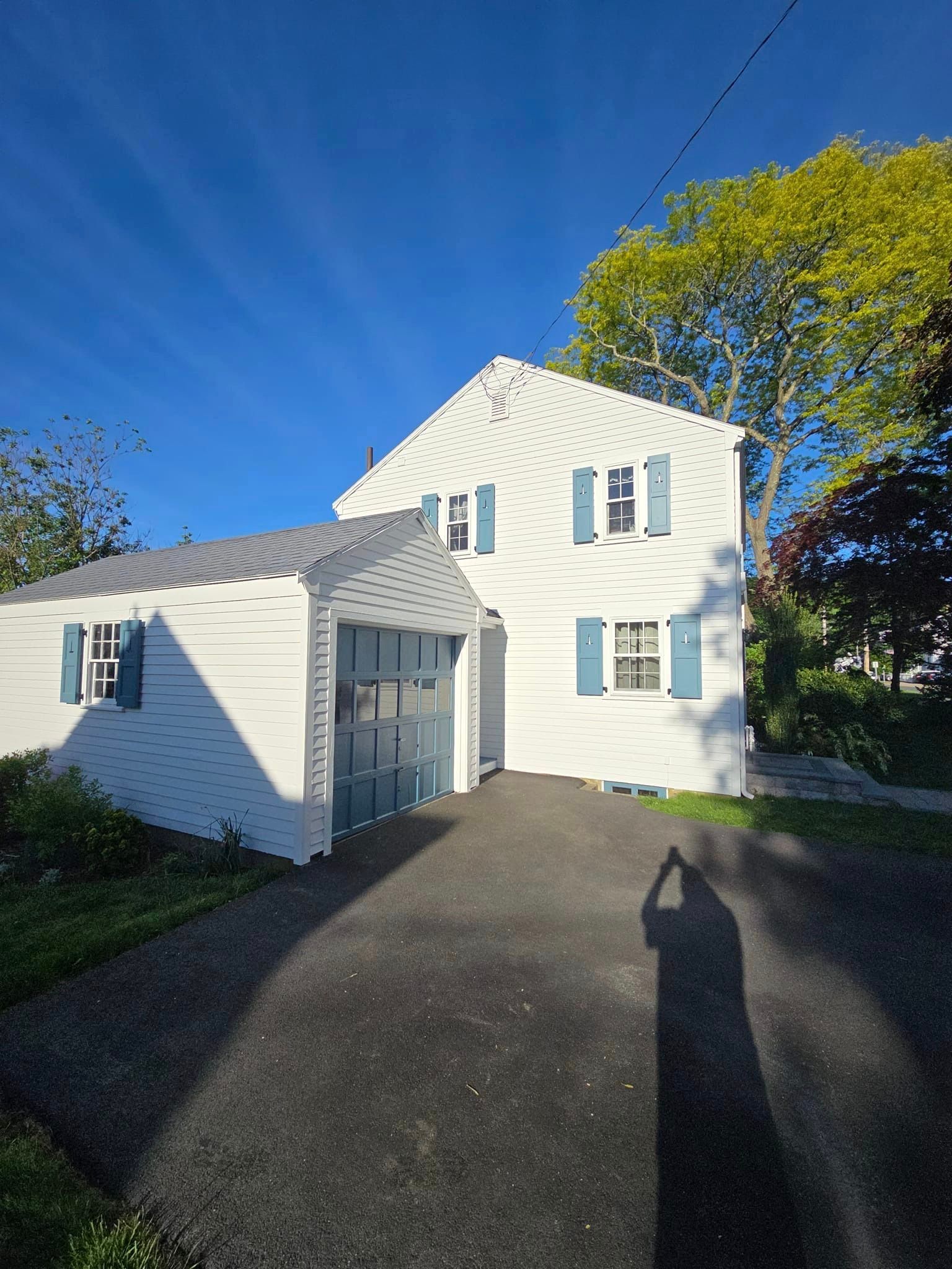 A recent house painted on Gould St in Melrose, MA