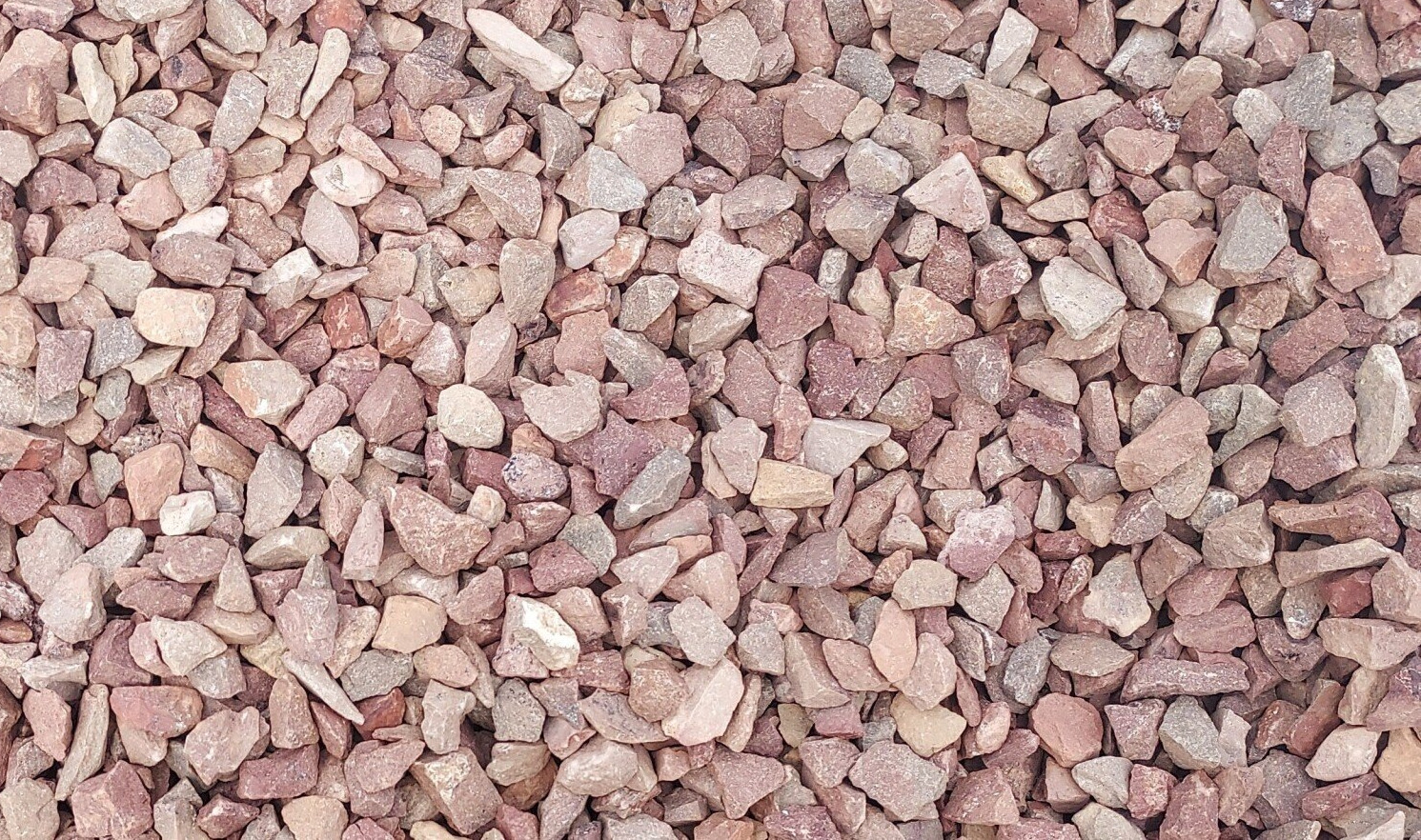 Rustic Pink chippings Decorative Aggregates