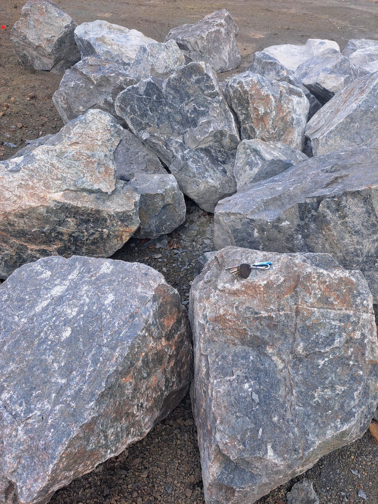 Grey Granite rocks
