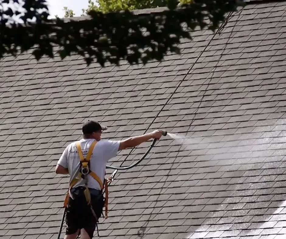 roof washing