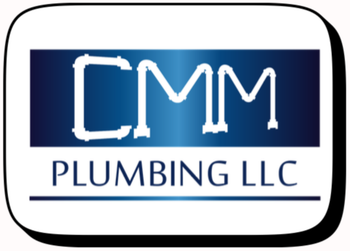 Logo for CMM Plumbing LLC, featuring the letters 