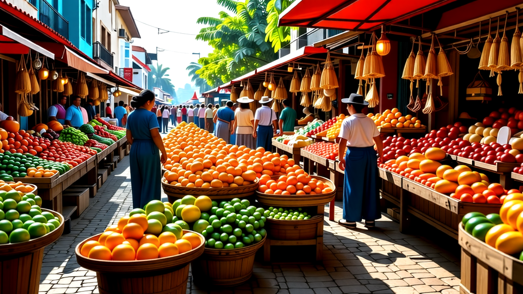 A market filled with lots of fruits and vegetables