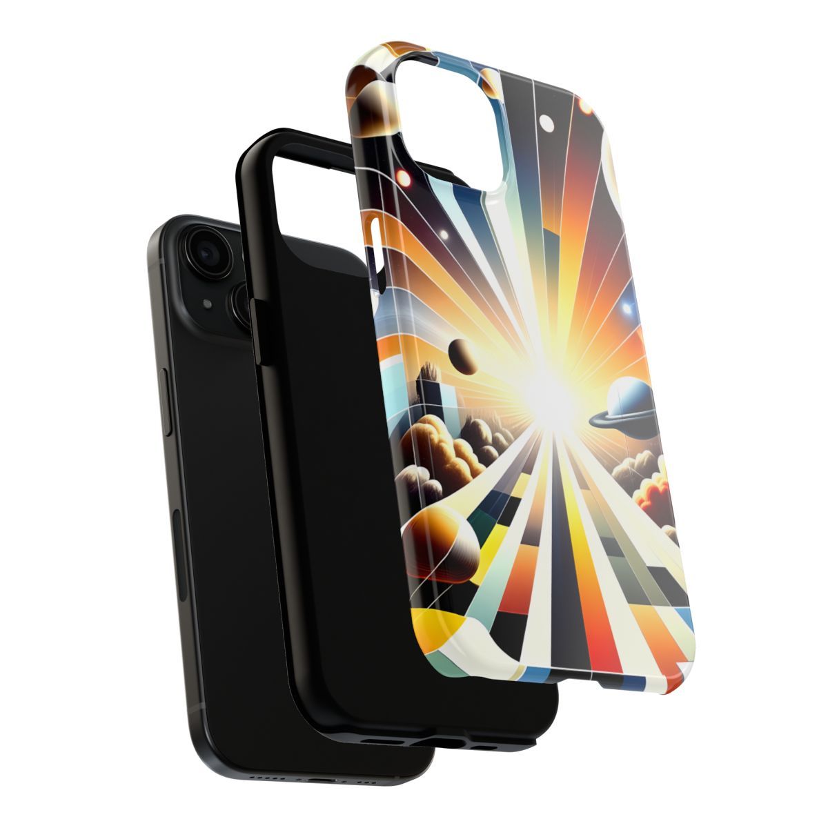 What do Alec's phone cases look like when taken apart?