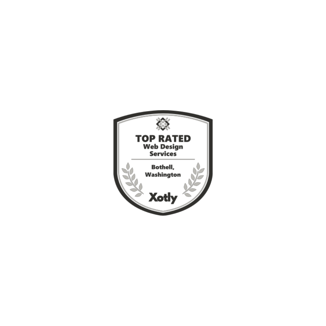 Xotly badge - top rated web design services bothell washington