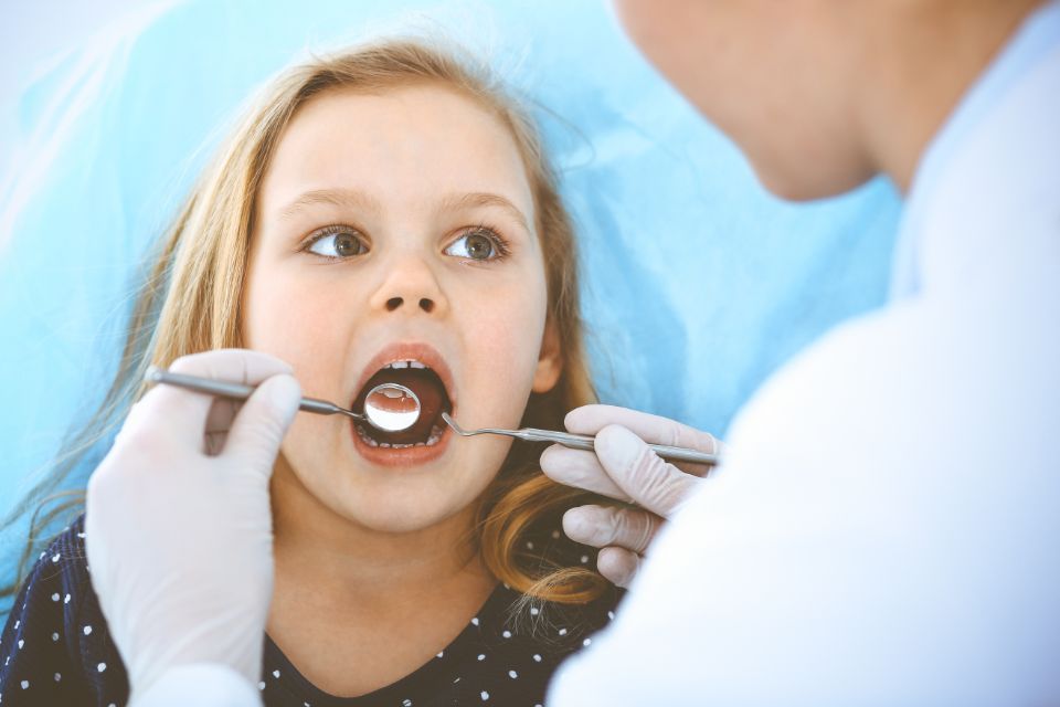 visita dal dentista per bambini
