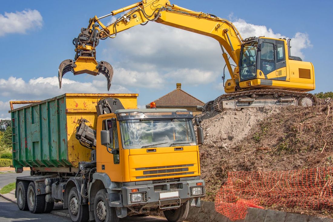 Yellow Demolition Truck — Vernal, UT — Basin Recycling