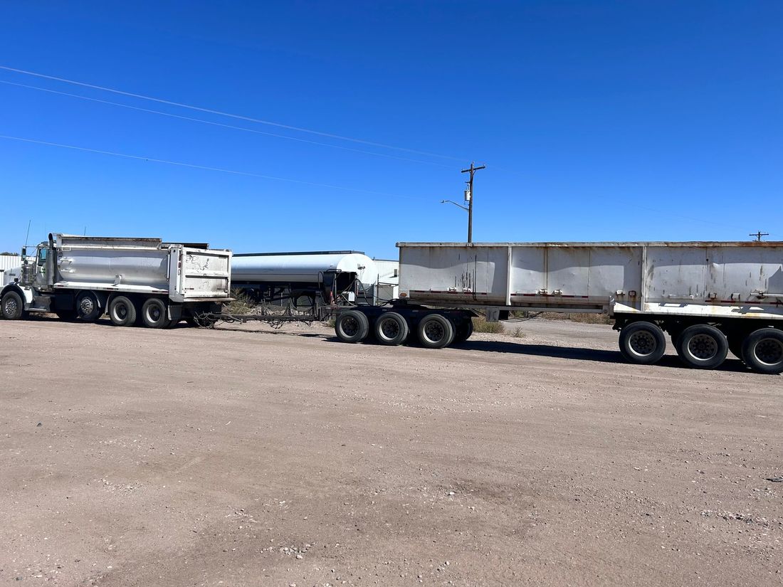 Parked Trailers — Vernal, UT — Basin Recycling