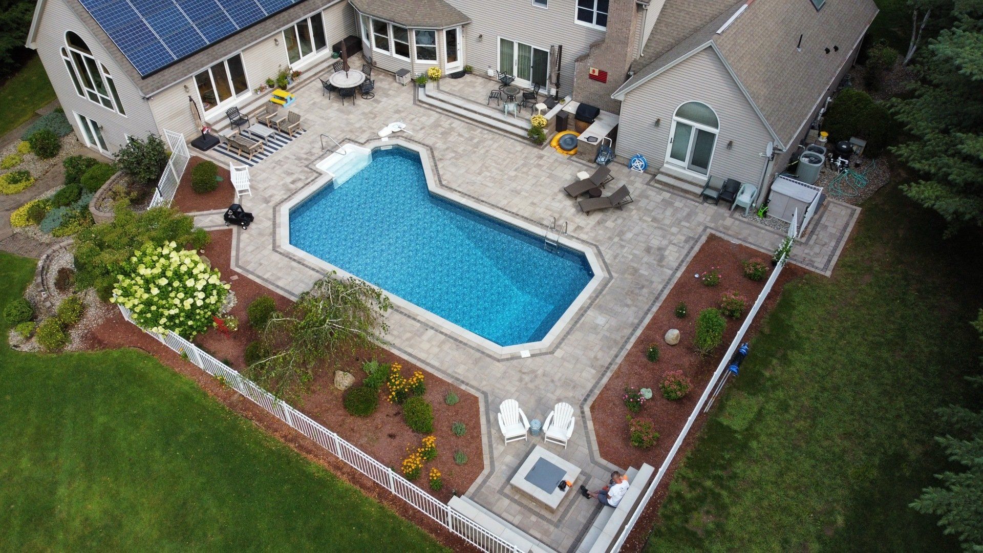 pool patio installation