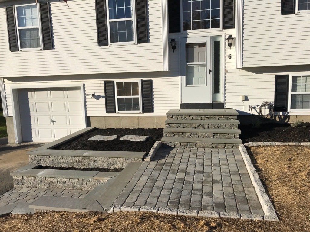 Front Entry Landscape Gallery | Pandolfi Landscape Construction