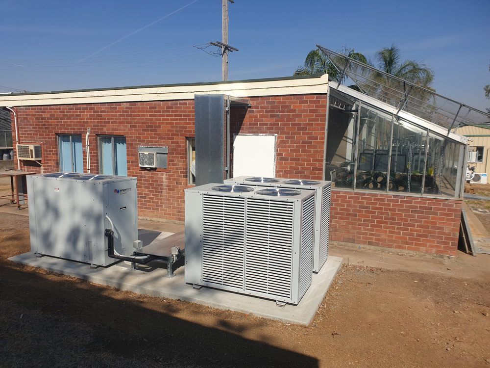 HVAC System Outside Commercial Building