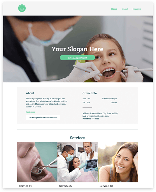 SEO Optimized Dentist Website