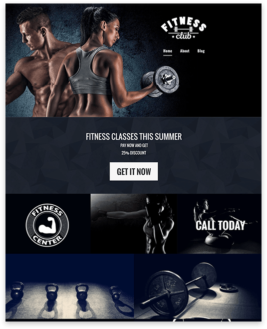 SEO Optimized Gym Website