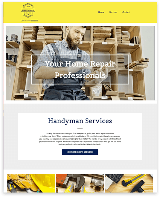 SEO Optimized Handyman Website