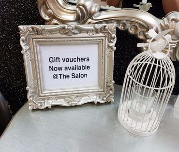 Gift Vouchers available from The Salon