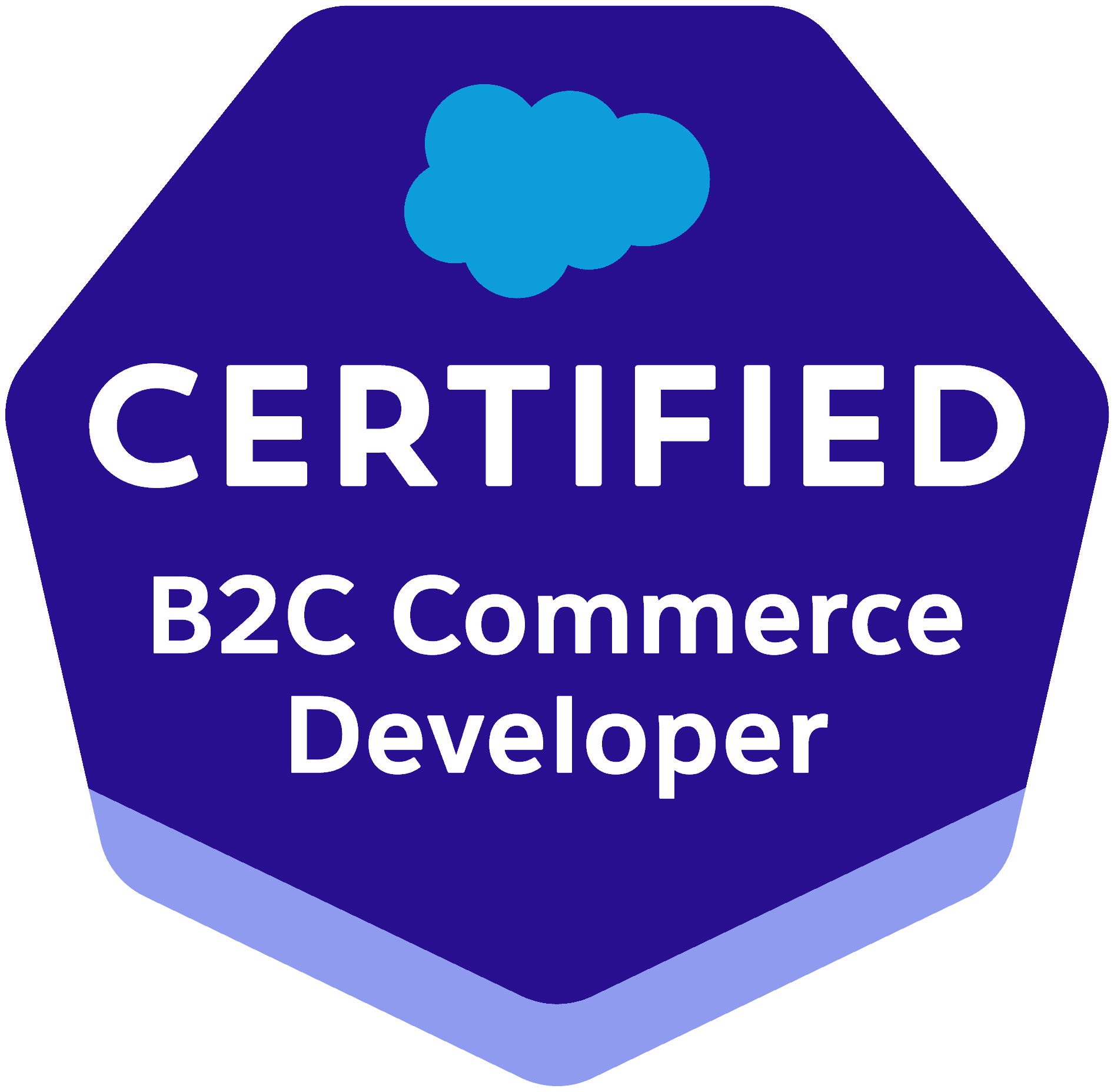 Salesforce B2C Commerce Developer Certification Badge Image
