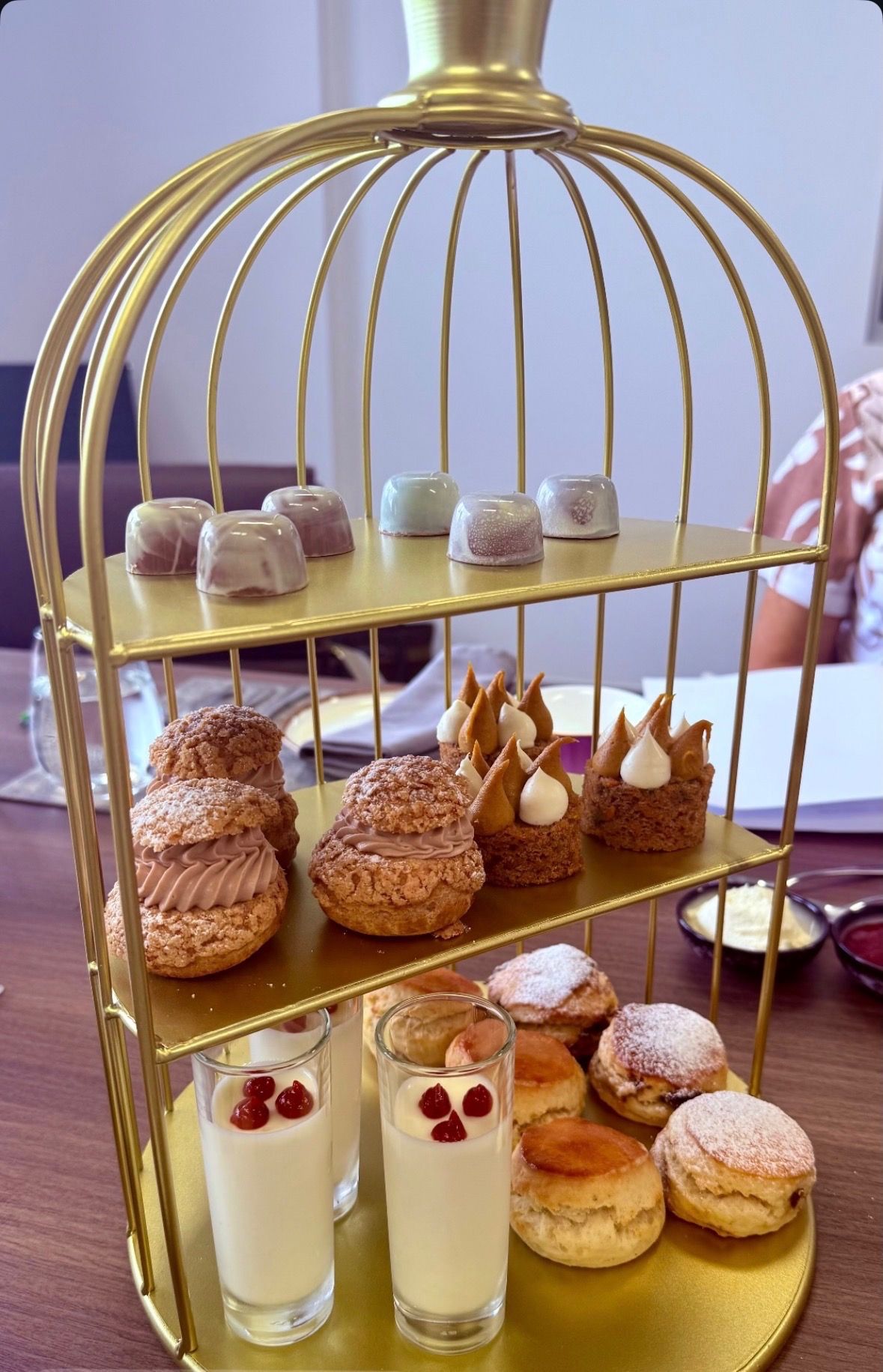 Gold Coast private chef high tea. Seasonal pastries, artisanal savories, 