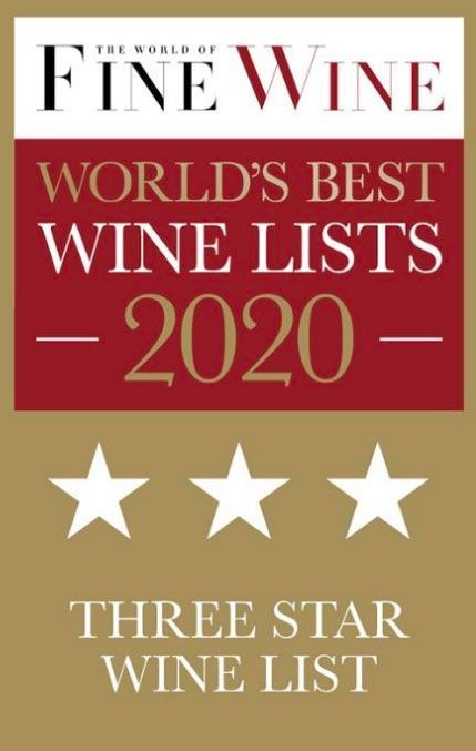 Fine wine world 's best wine lists 2020 three star wine list