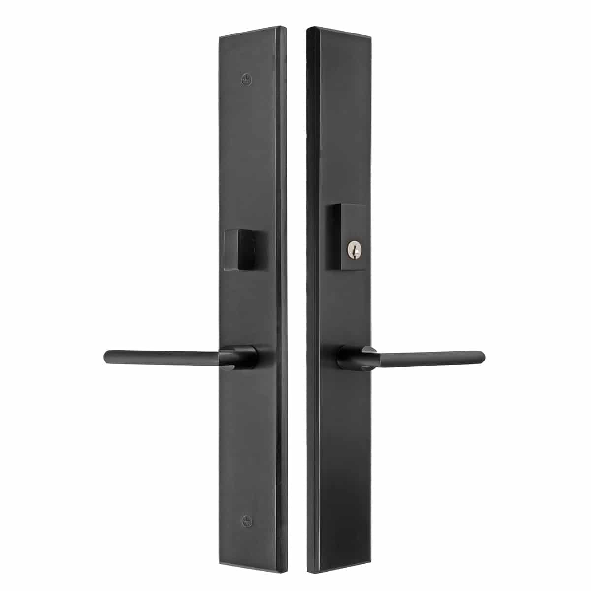 Milano Multi Point Lock Trim Set Brass 11″X2″