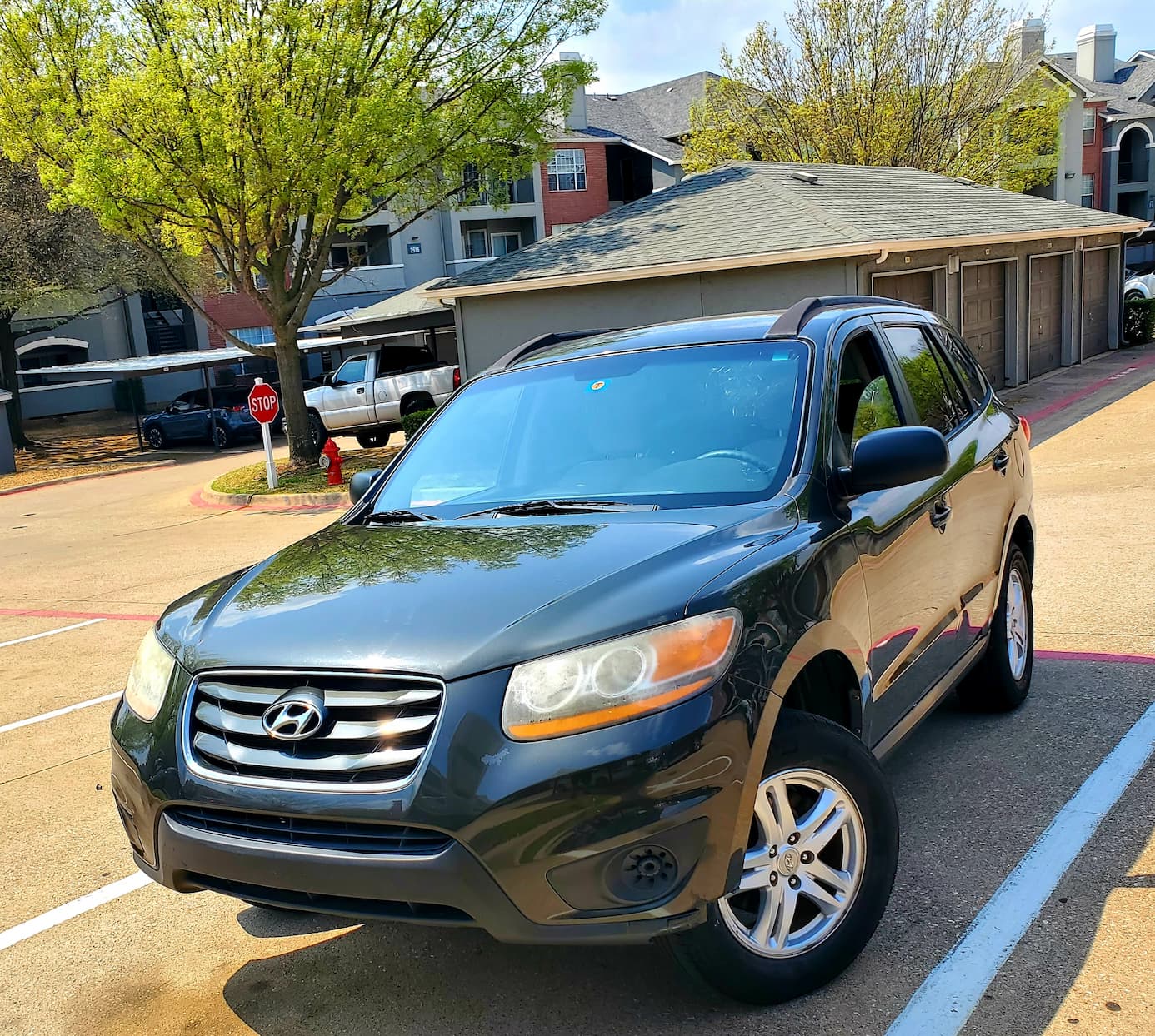 2010 Hyundai, Santa Fe Sideview
