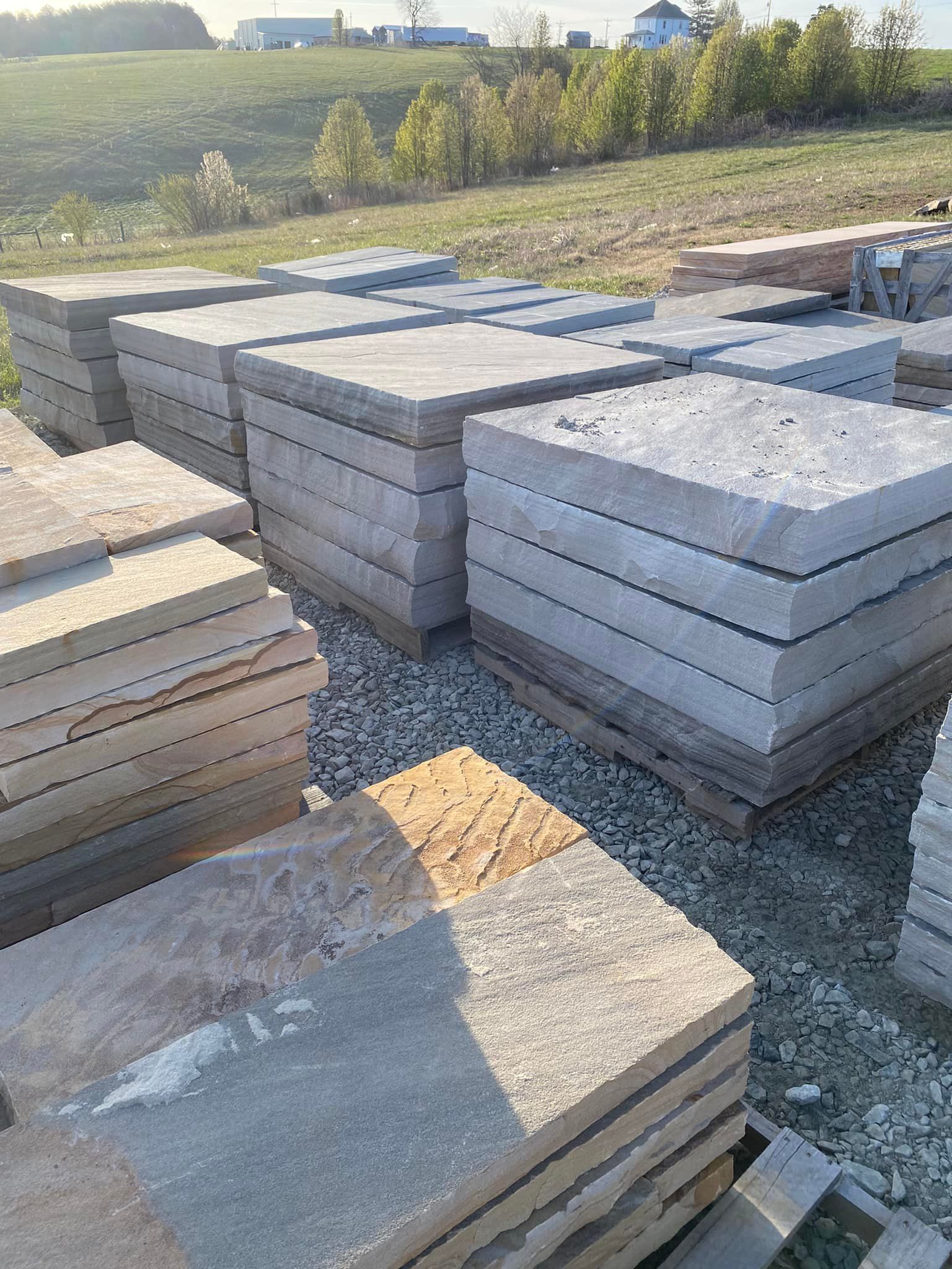 Different stones piled up 