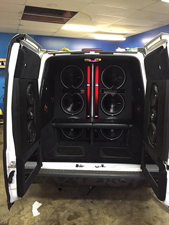 van surrounded sound speakers Car Toyz INC Richmond, VA